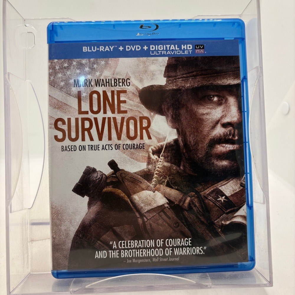 Lone Survivor Blu-Ray DVD Combo Pack Mark Wahlberg War Movie 2013 R-Rated